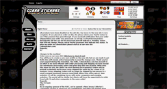 Desktop Screenshot of cobrastickers.com