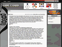 Tablet Screenshot of cobrastickers.com